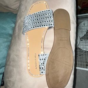 Silver Andiamo sandals